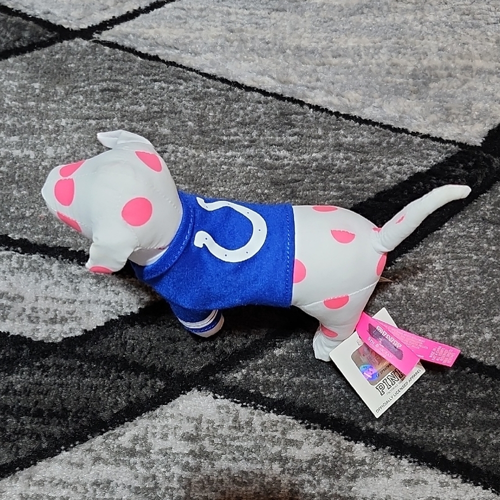 VS PINK RARE INDIANAPOLIS COLTS 1ST EDITION NFL JERSEY PLUSH COLLECTIBLE DOG